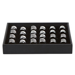 Kingdom Wrapped Ring Filled Display - Pray Wait Trust - 24 pcs