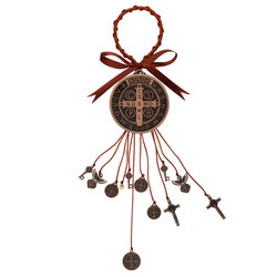 Brown St. Benedict Home Protection Hanger