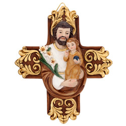 St. Joseph and Child Wall Cross
