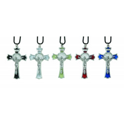 St. Benedict Crucifix Pendant Assortment (5 Asst) - 25/pk