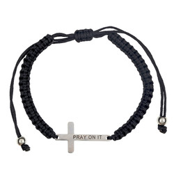 Pray on It Cross Bracelet - 9/pk
