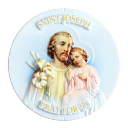 St. Joseph, Pray for Us 3D Resin Magnet - 10/pk