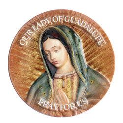 Our Lady of Guadalupe, Pray for Us 3D Resin Magnet - 10/pk