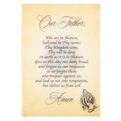 Our Father Prayer Acrylic Magnet - 12/pk