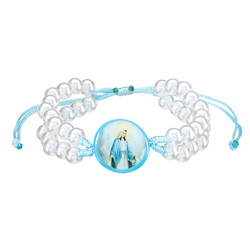 Our Lady of Grace Epoxy Cord Bracelet - 10/pk