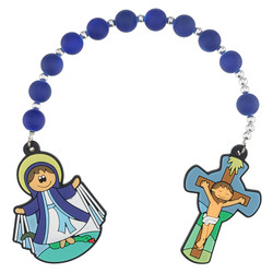 Tiny Devotions Blessed Mother One-Decade Rosary - 8/pk
