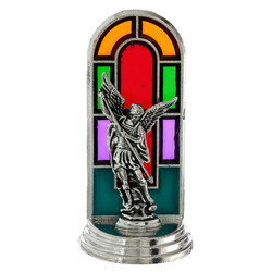 St. Michael Stained Glass Statue - 8/pk