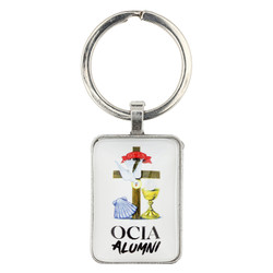 OCIA Alumni Epoxy Rectangle Key Chain - 12/pk