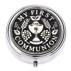 My First Communion Metal Rosary Case - 2/pk