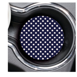 Ceramic Car Coaster - Polka Dot