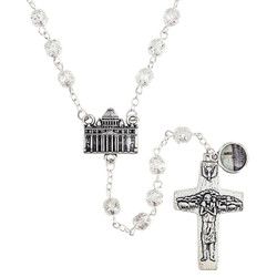 Pope Francis Crystal Rosary