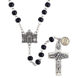 Pope Francis Wood Rosary