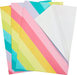 Wrapping Paper Sheet - Rainbow 3pk