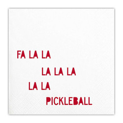 Cocktail Napkins - Fa La La La Pickleball