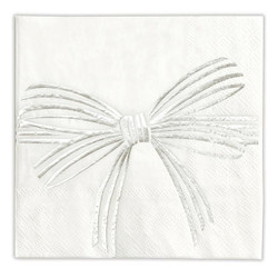 Bow Napkins - Silver