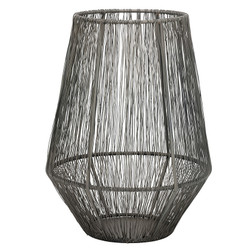Metal Wire Tabletop Lantern - Medium