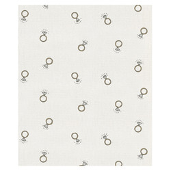 Luxe Throw - White Rings