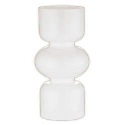 Glass Bubble Vase - Large - White