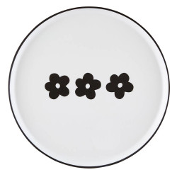 Medium Melamine Plate - Flower