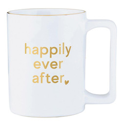 Gold Foil Organic Mug - Happily Ever After