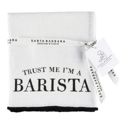 Overlock Tea Towel - Trust Me I'm a Barista