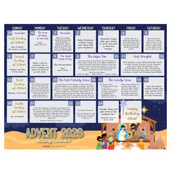 2026 Children's Advent Activity Calendar - 100/pk
