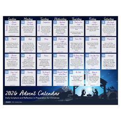 2026 Daily Scripture and Reflection Advent Calendar - 100/pk