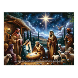 O Holy Night Advent Calendar - 12/pk