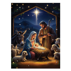 Nativity of Our Lord Advent Calendar - 12/pk
