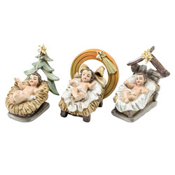 Christ Child Figurine Assortment (3 Asst) - 3/pk