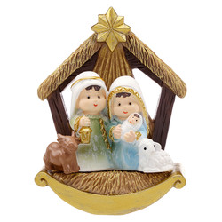 Cute Rocking Stable Nativity Figurine