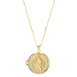 Our Lady of Guadalupe Locket Pendant - 2/pk