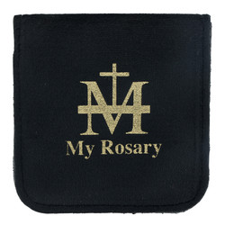 My Rosary Velveteen Snap Rosary Case - 12/pk