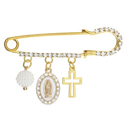 Our Lady of Guadalupe Brooch - 8/pk