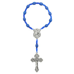 St. Michael One Decade Cord Rosary - 8/pk