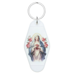 Our Lady of Grace Hail Mary Prayer Key Chain - 10/pk