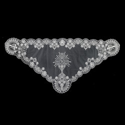 White Chalice and Cross Chapel Veil