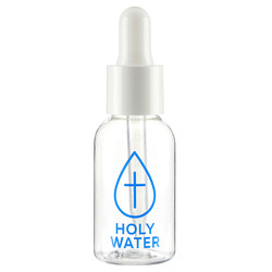 Clear Dropper Holy Water Bottle - 48/pk