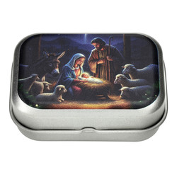 5-Piece Nativity in Tin Gift Box - 10/pk