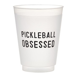 Pickleball Frost Cups - Obsessed - Set of 8