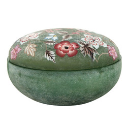 Hand Painted Botanical Jar Candle