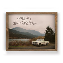 Framed Art - Good Old Days