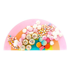 Acrylic Tray - Kailo Chic Rainbow Charcuterie