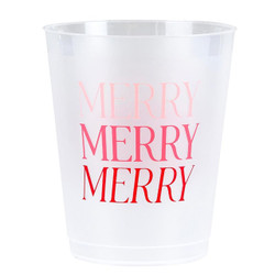 Frost Cups - Merry Merry Merry - 8ct