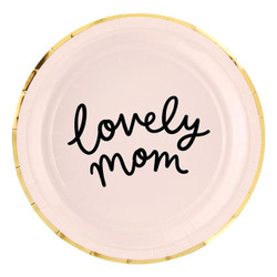 Foil Paper Plates - Lovely Mom