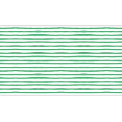 Paper Table Runner - Green Stripe