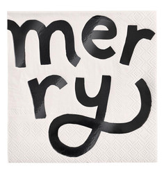 Cocktail Napkins - Merry