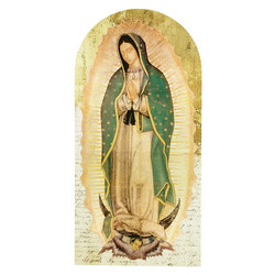 Our Lady of Guadalupe Arched Plaque