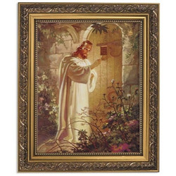 Christ at Heart's Door Framed Print