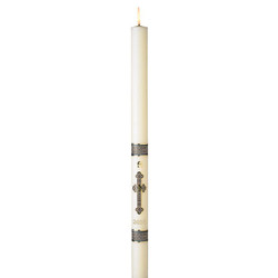 No 9 Budded Cross Paschal Candle